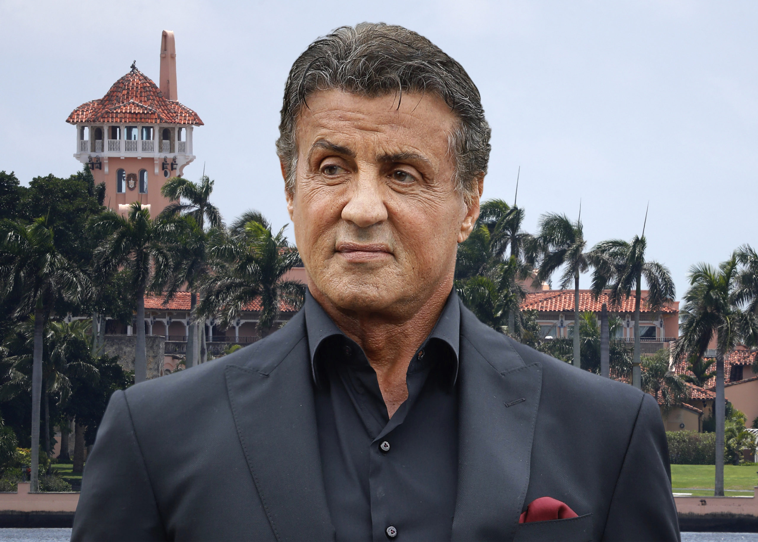 Sylvester Stallone Not A Member Of Mar-a-Lago-LT